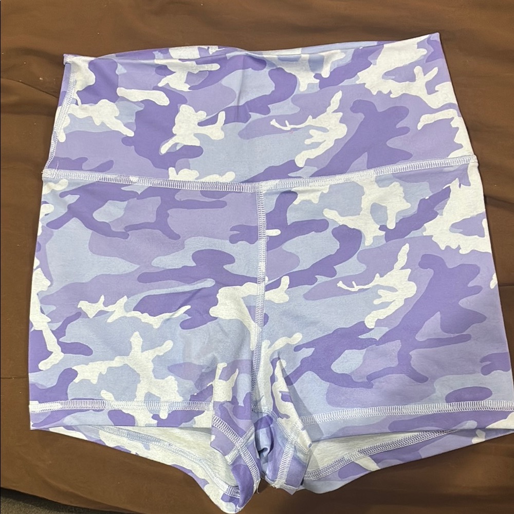 Fleo Lavender Camo Bike Shorts